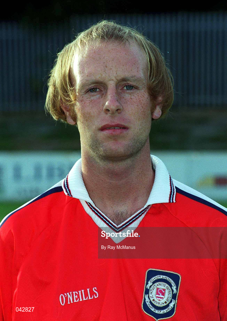11 July 2000; Thomas Morgan during St Patrick's Athletic Squad Portraits at Richmond Park in Dublin. Photo by Ray McManus/Sportsfile
