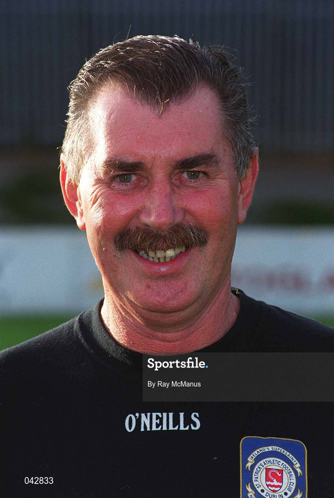 11 July 2000; St Patrick's Athletic Masseur Tony Lawlor during St Patrick's Athletic Squad Portraits at Richmond Park in Dublin. Photo by Ray McManus/Sportsfile