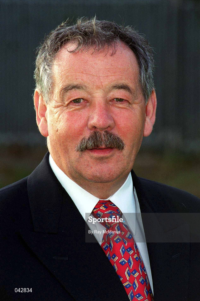 11 July 2000; St Patrick's Athletic President Tim O'Flaherty during St Patrick's Athletic Squad Portraits at Richmond Park in Dublin. Photo by Ray McManus/Sportsfile