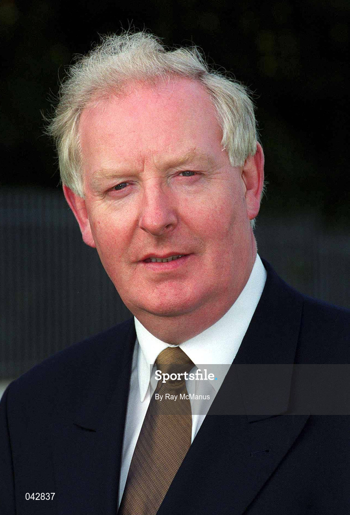 11 July 2000; St Patrick's Athletic secretary Phil Mooney during St Patrick's Athletic Squad Portraits at Richmond Park in Dublin. Photo by Ray McManus/Sportsfile