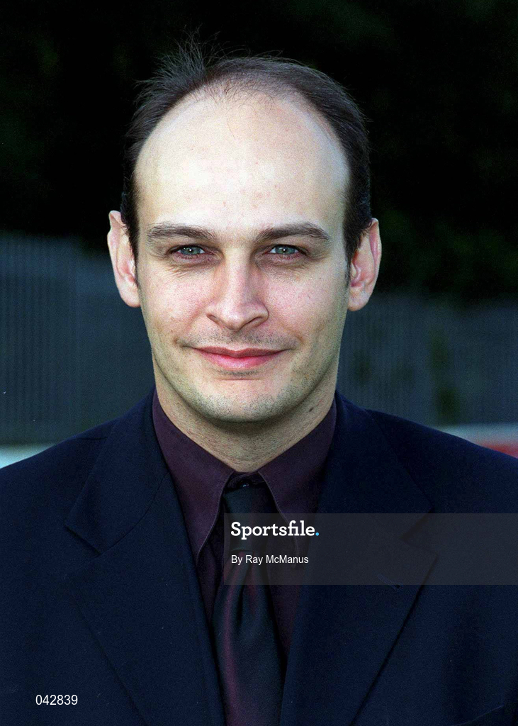 11 July 2000; St Patrick's Athletic Operations Manager Michael Glynn during St Patrick's Athletic Squad Portraits at Richmond Park in Dublin. Photo by Ray McManus/Sportsfile