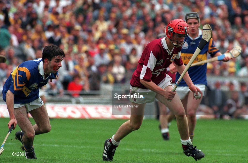1 September 1996; Mark Kerins of Galway during the All-Ireland Minor Hurling Championship Final match between Tipperary and Galway at Croke Park in Dublin. Photo by David Maher/Sportsfile