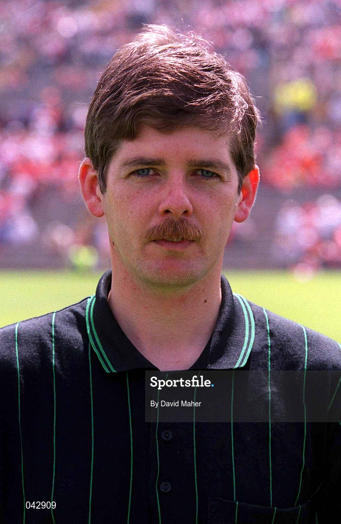 16 July 2000; Darren Ward, Linesman, ahead of the Ulster Minor Football Championship Final match between Tyrone and Derry at St Tiernach's Park in Clones, Monaghan. Photo by David Maher/Sportsfile