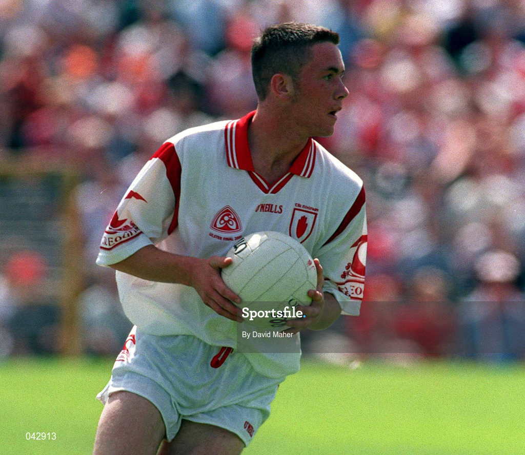 16 July 2000; Martin Penrose of Tyrone during the Ulster Minor Football Championship Final match between Tyrone and Derry at St Tiernach's Park in Clones, Monaghan. Photo by David Maher/Sportsfile