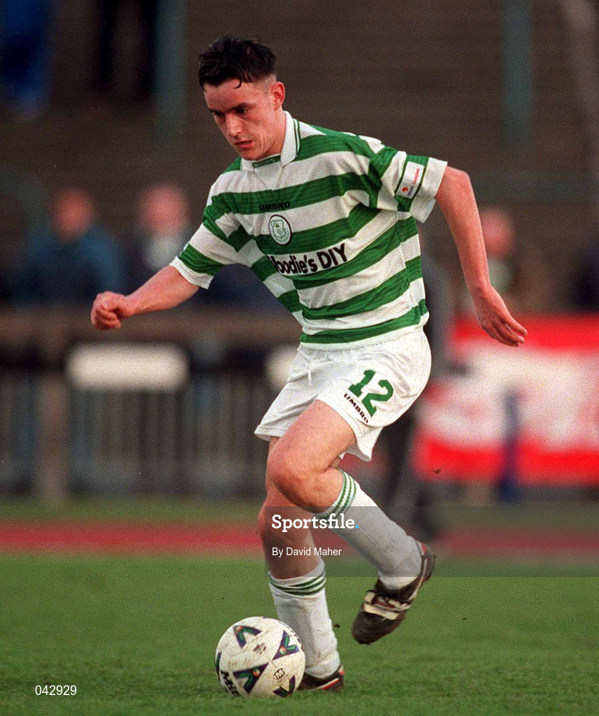 23 January 2000; Anthony Stewart of Shamrock Rovers during the Eircom League Premier Division match between Shamrock Rovers and UCD at Morton Stadium in Santry, Dublin. Photo by David Maher/Sportsfile