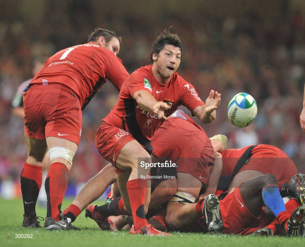 24 May 2008; Byron Kelleher, Toulouse. Heineken Cup Final, Munster v Toulouse, Millennium Stadium, Cardiff, Wales. Picture credit: Brendan Moran / SPORTSFILE