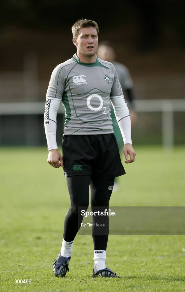 5 June 2008; Ireland's Ronan O'Gara during rugby squad training. 2008 Ireland Rugby Summer Tour, Porirua Park, Wellington, New Zealand. Picture credit: Tim Hales / SPORTSFILE