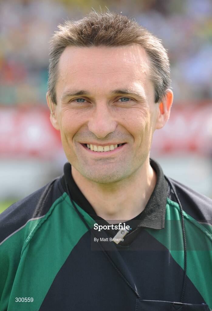 1 June 2008; Referee Maurice Deegan. GAA Football Leinster Senior Championship Quarter-Final, Meath v Wexford, Dr. Cullen Park, Carlow. Picture credit: Matt Browne / SPORTSFILE