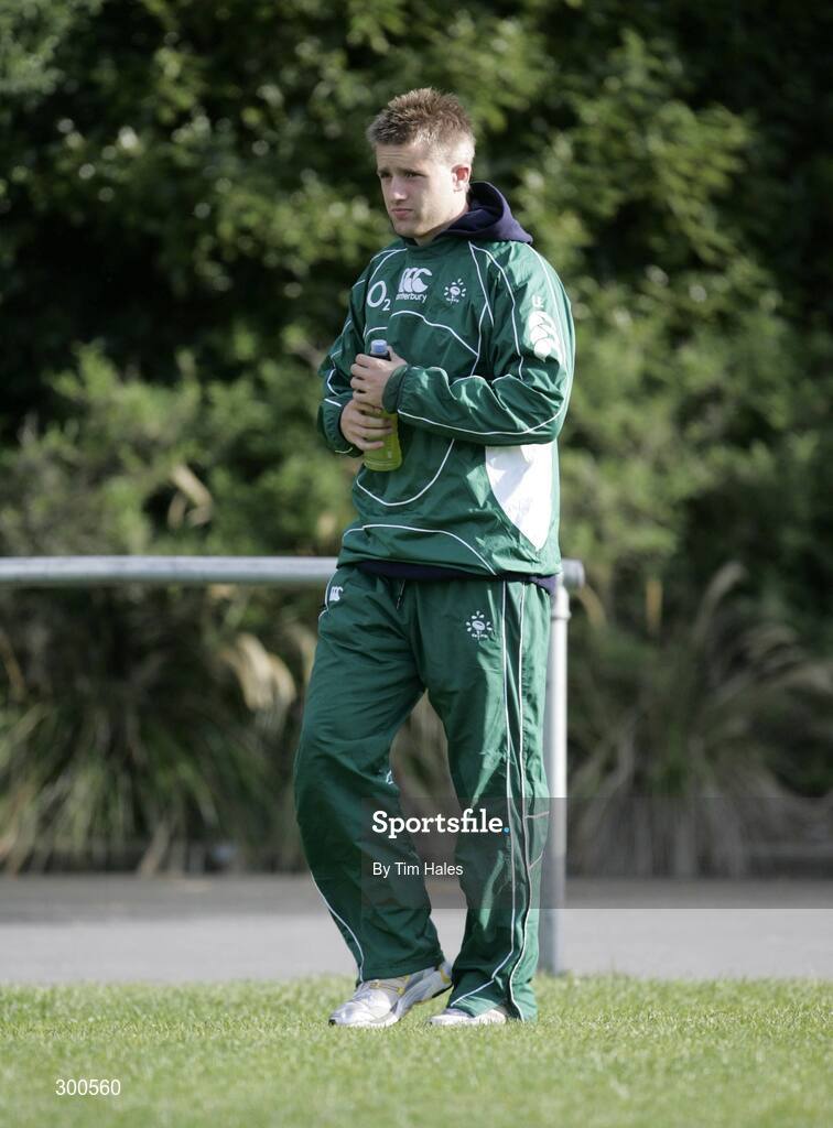 5 June 2008; Ireland's Luke Fitzgerald during squad training. 2008 Ireland Rugby Summer Tour, Porirua Park, Wellington, New Zealand. Picture credit: Tim Hales / SPORTSFILE