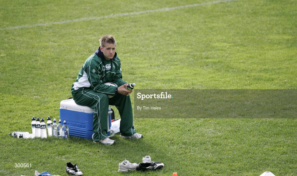 5 June 2008; Ireland's Luke Fitzgerald during squad training. 2008 Ireland Rugby Summer Tour, Porirua Park, Wellington, New Zealand. Picture credit: Tim Hales / SPORTSFILE