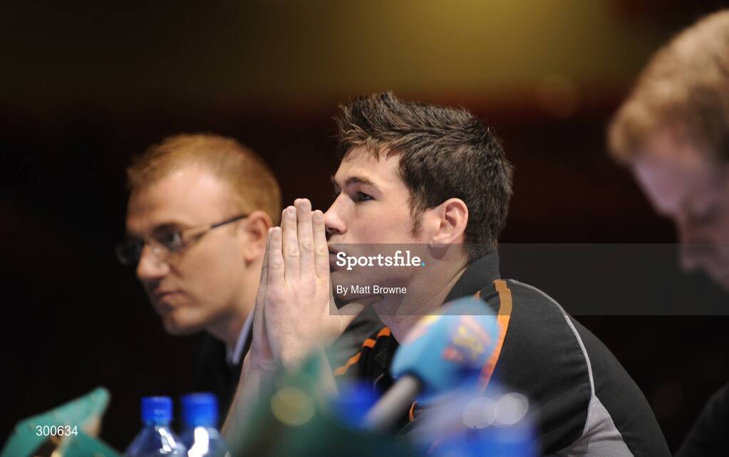 5 June 2008; Boxer Andrew Murray during the Hunky Dory Fight Night Press Conference. National Stadium, Dublin. Picture credit: Matt Browne / SPORTSFILE