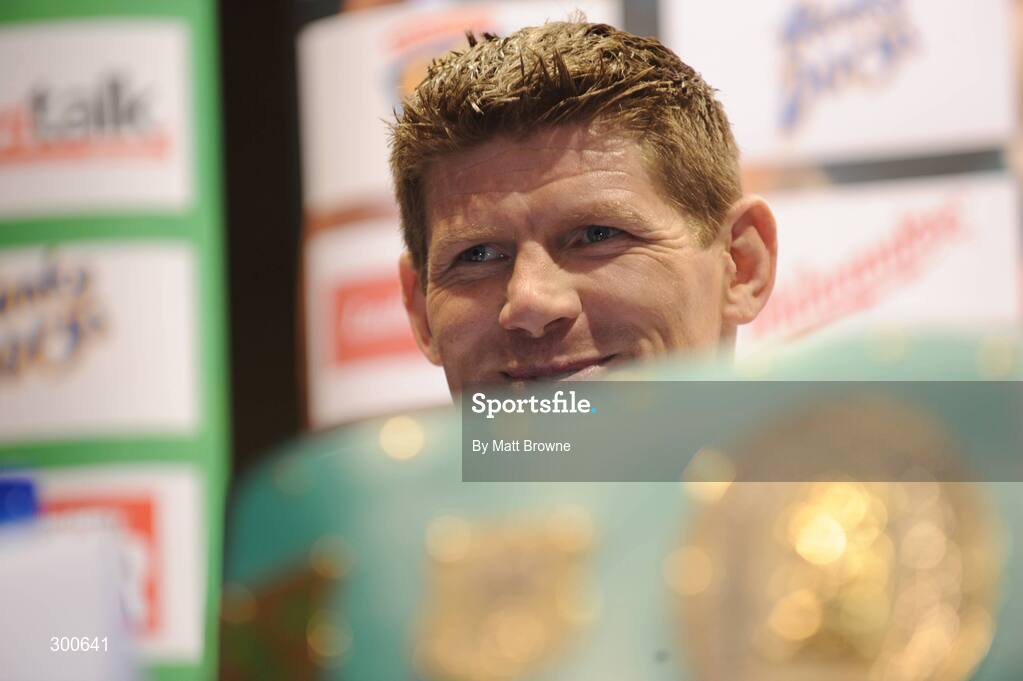 5 June 2008; Boxer Jim Rock during the Hunky Dory Fight Night Press Conference. National Stadium, Dublin. Picture credit: Matt Browne / SPORTSFILE