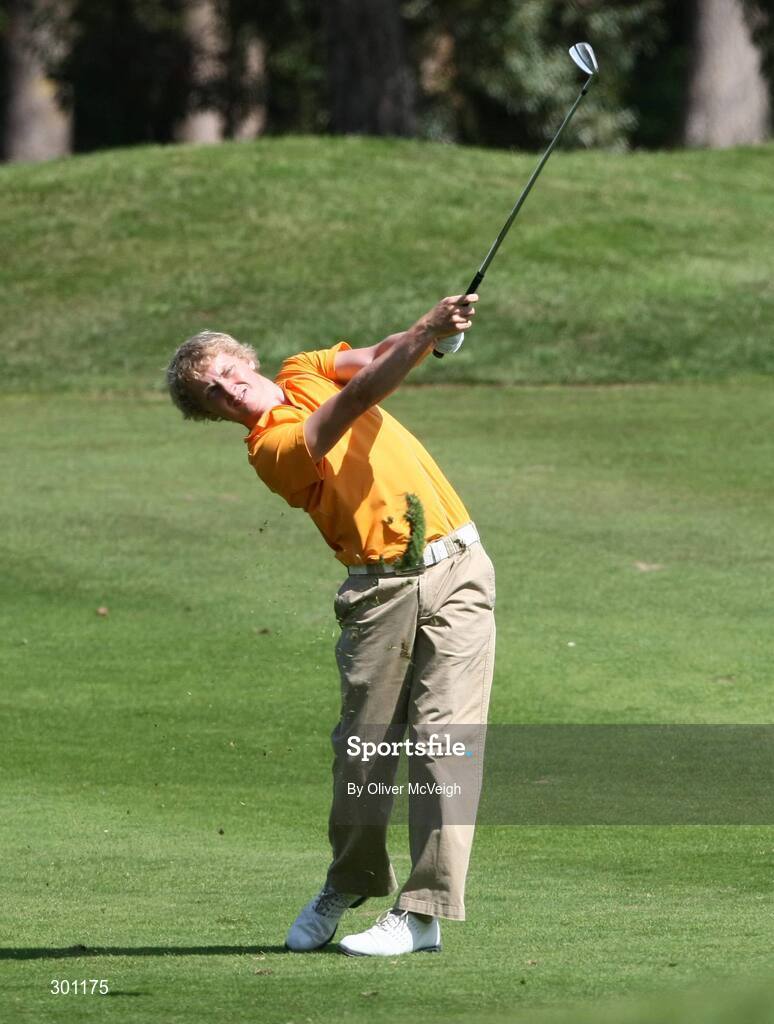 7 June 2008; Simon Ward, Co. Louth, during the Irish Amateur Close Golf Championship. Irish Amateur Close Golf Championship. Belvoir Park, Belfast. Picture credit: Oliver McVeigh / SPORTSFILE