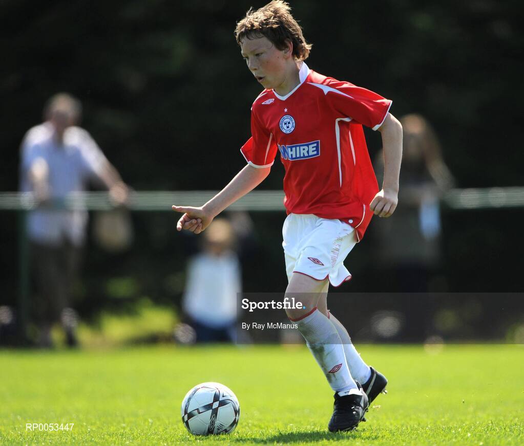 7 June 2008; David Pakenham, Shelbourne FC, during the Danone Nations Cup National Final. Shelbourne FC, Dublin, v Willow Park, Athlone, Co. Westmeath. AUL Complex, Clonshaugh, Dublin. Picture credit: Ray McManus / SPORTSFILE