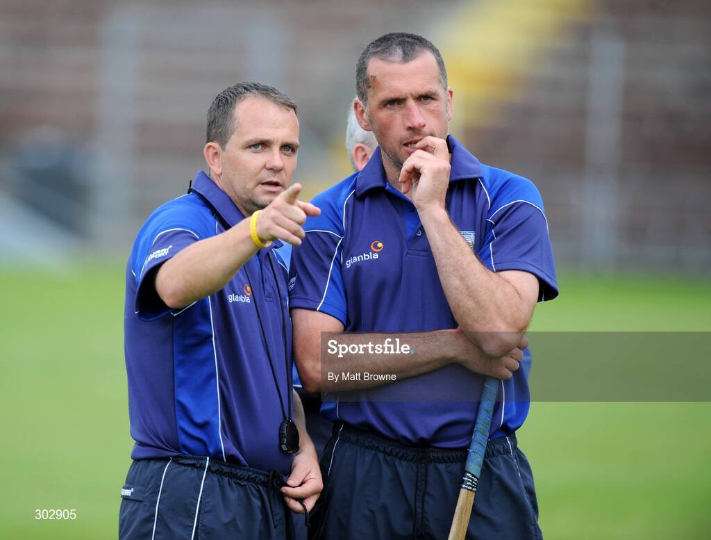 11 June 2008; Waterford team manager Davy Fitzgerald, left, with secletor Peter Queally during squad training. Walsh Park, Waterford. Picture credit: Matt Browne / SPORTSFILE