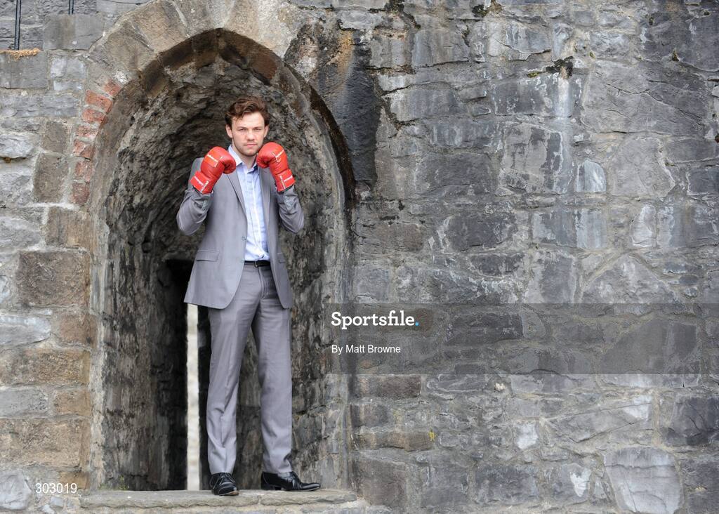 12 June 2008; Andy Lee in the grounds of King John's Castle to announce details of the next Ladbrokes.com Fight night. King John's Castle, Limerick. Picture credit: Matt Browne / SPORTSFILE