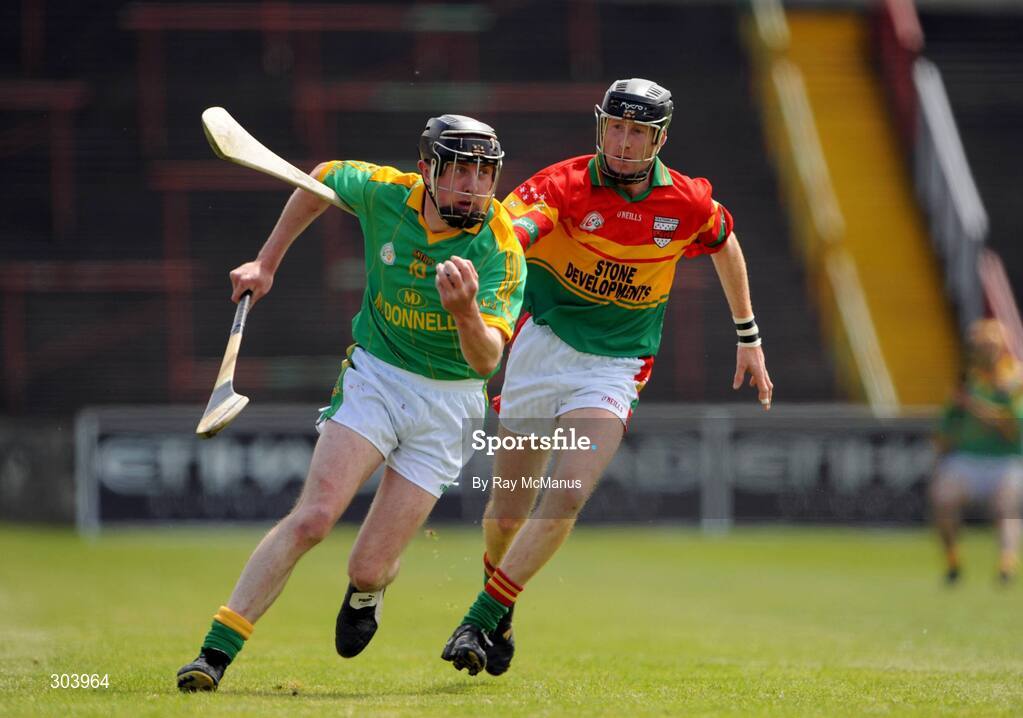 15 June 2008; Niall Hackett, Meath, in action against Edward Coady, Carlow. Kehoe Cup Final, Meath v Carlow, O'Moore Park, Portlaoise, Co. Laois.Picture credit: Ray McManus / SPORTSFILE