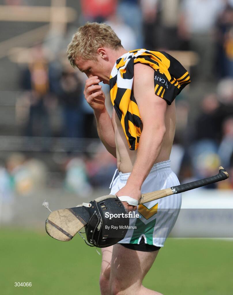 15 June 2008; Offaly's Sean Ryan at the end of the game. GAA Hurling Leinster Senior Championship Semi-Final, Offaly v Kilkenny, O'Moore Park, Portlaoise, Co. Laois. Picture credit: Ray McManus / SPORTSFILE