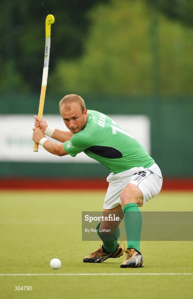 15 June 2008; Graham Shaw, Ireland. Men's Setanta Sports Trophy, Ireland v Great Britain, National Hockey Stadium, UCD, Belfield. Picture credit: Ray Lohan / SPORTSFILE *** Local Caption ***