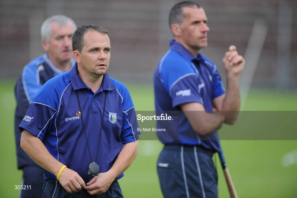 11 June 2008; Waterford team manager Davy Fitzgerald with his selectors Peter Queally, right, and Maurice Geary during hurling squad training. Walsh Park, Waterford. Picture credit: Matt Browne / SPORTSFILE