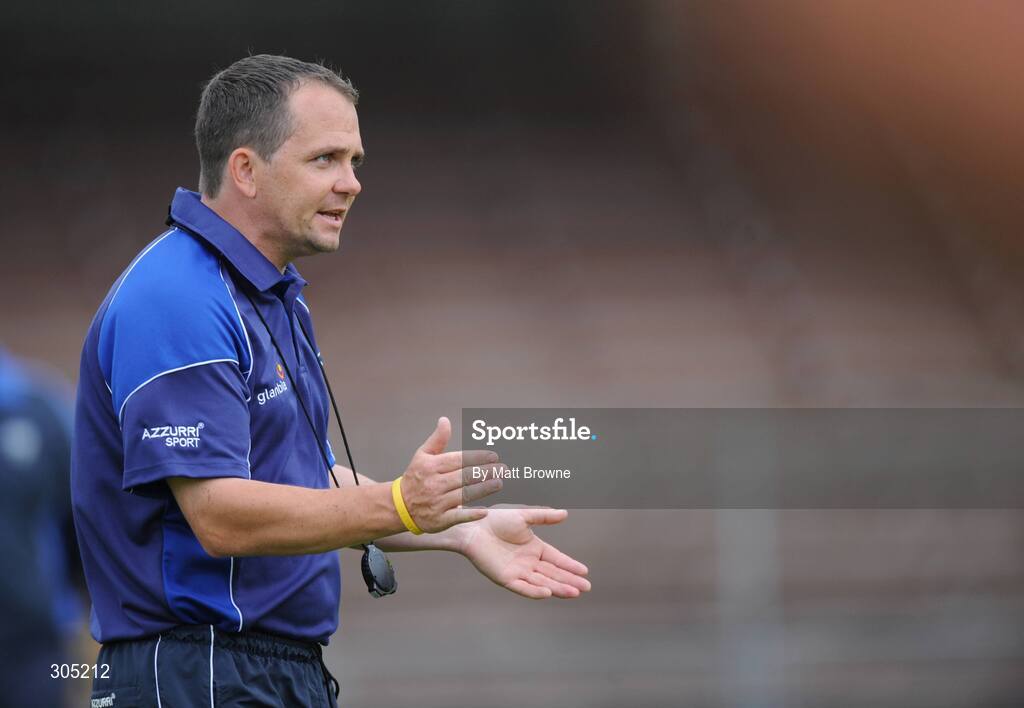 11 June 2008; Waterford team manager Davy Fitzgerald makes his way onto the pitch for the start of team training. Walsh Park, Waterford. Picture credit: Matt Browne / SPORTSFILE