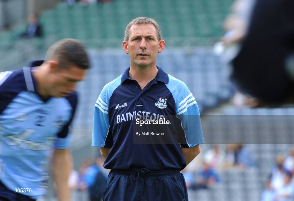 8 June 2008; Dublin manager Mick Deegan. Leinster Junior Football Championship semi-final, Dublin v Kildare, Croke Park, Dublin. Picture credit: Matt Browne / SPORTSFILE