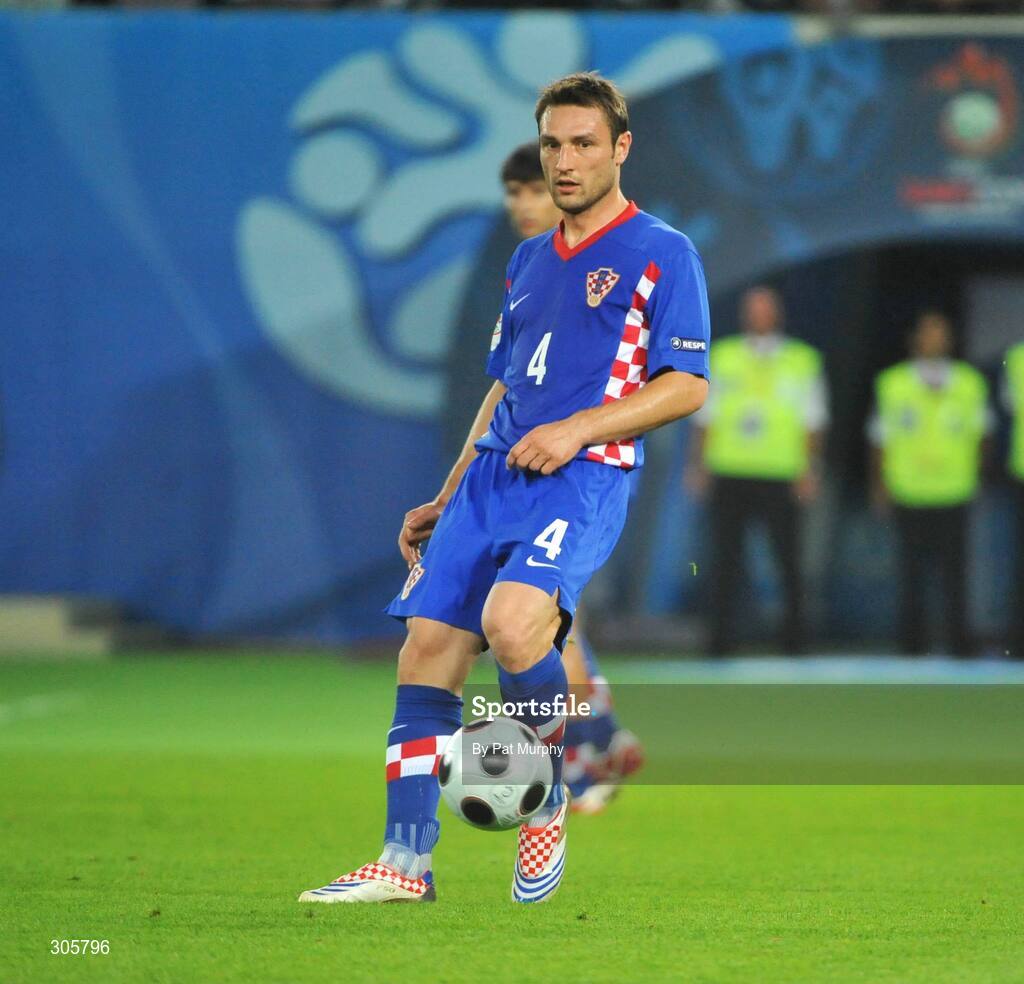 20 June 2008; Robert Kovac, Croatia. UEFA EURO 2008TM, Quarter-Final, Croatia v Turkey, Ernst Happel Stadion, Vienna, Austria. Picture credit; Pat Murphy / SPORTSFILE