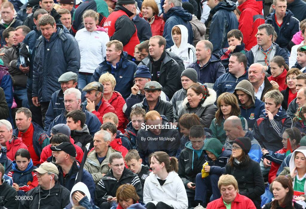 22 June 2008; A general view of the crowd during the game. GAA Football Connacht Senior Championship Semi-Final, Mayo v Sligo, McHale Park, Castlebar, Co. Mayo. Picture credit: Oliver McVeigh / SPORTSFILE