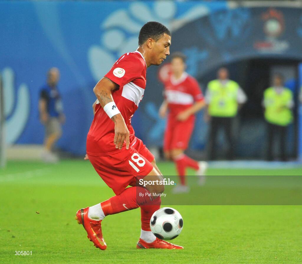 20 June 2008; Kazim Kazim, Turkey. UEFA EURO 2008TM, Quarter-Final, Croatia v Turkey, Ernst Happel Stadion, Vienna, Austria. Picture credit; Pat Murphy / SPORTSFILE