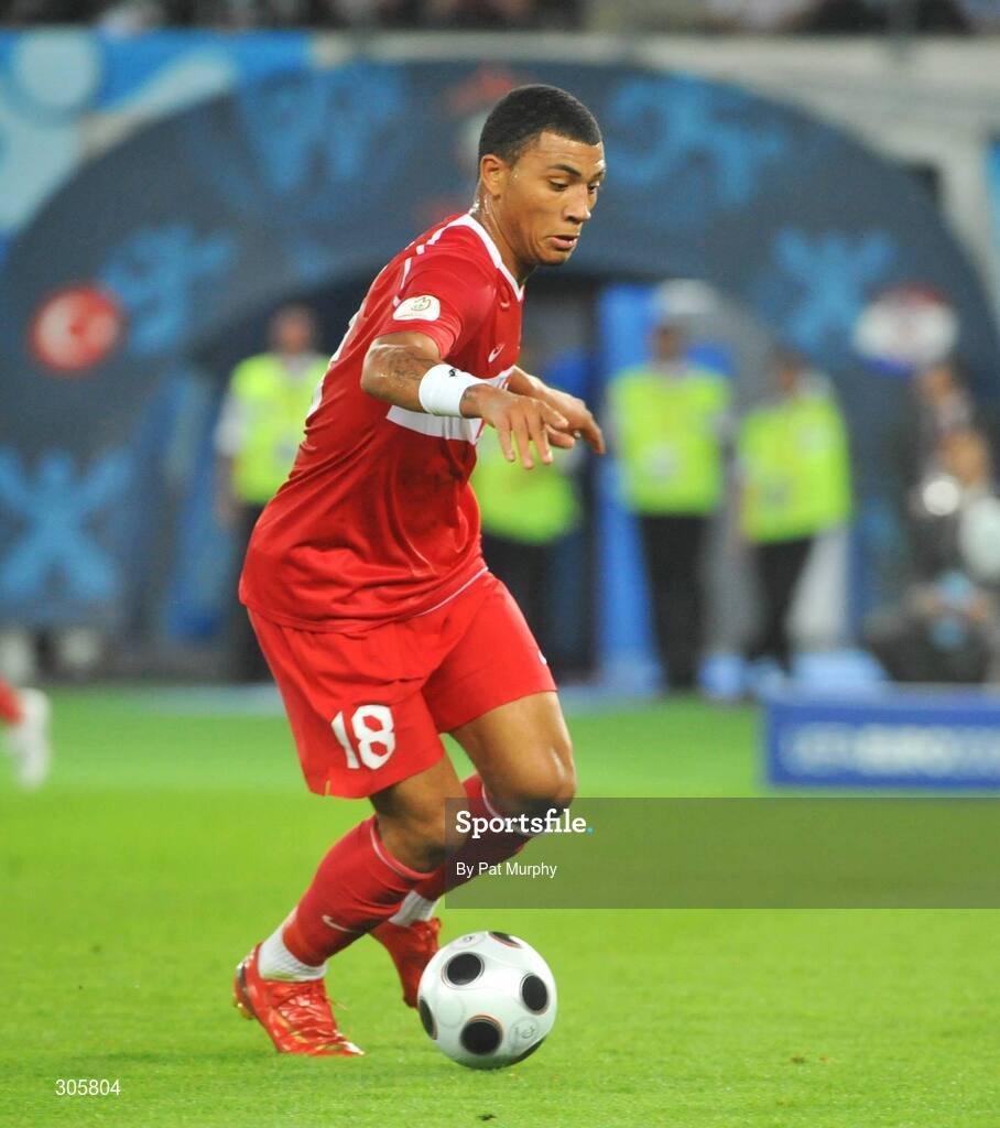 20 June 2008; Kazim Kazim, Turkey. UEFA EURO 2008TM, Quarter-Final, Croatia v Turkey, Ernst Happel Stadion, Vienna, Austria. Picture credit; Pat Murphy / SPORTSFILE