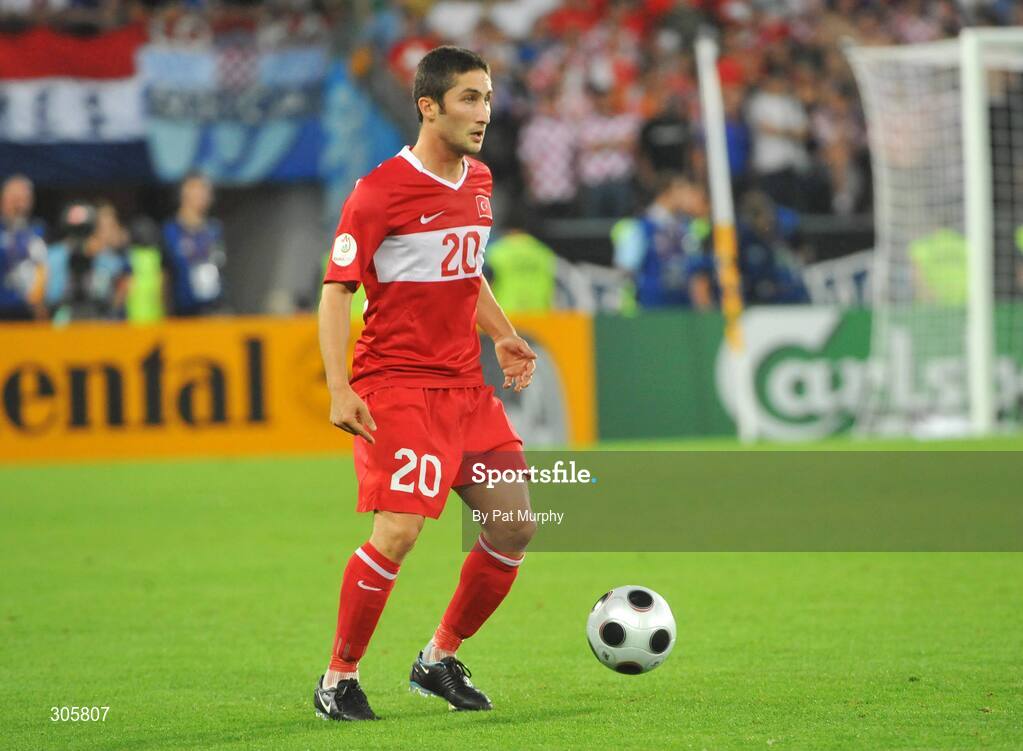 20 June 2008; Sabri Sarioglu, Turkey. UEFA EURO 2008TM, Quarter-Final, Croatia v Turkey, Ernst Happel Stadion, Vienna, Austria. Picture credit; Pat Murphy / SPORTSFILE