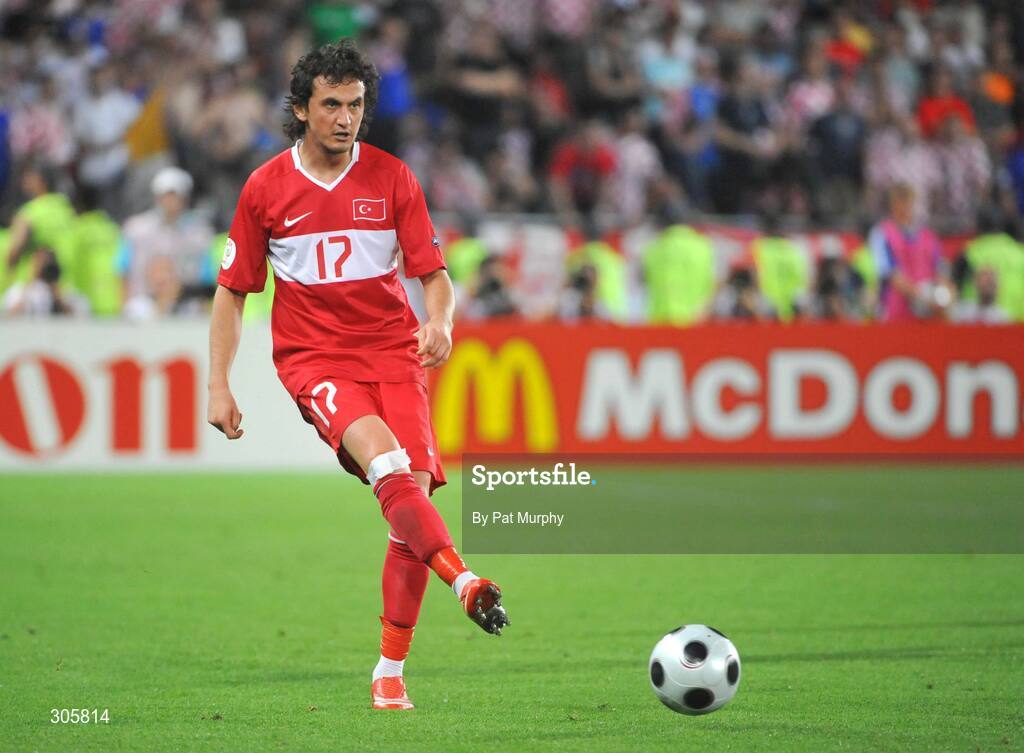 20 June 2008; Tuncay Sanli, Turkey. UEFA EURO 2008TM, Quarter-Final, Croatia v Turkey, Ernst Happel Stadion, Vienna, Austria. Picture credit; Pat Murphy / SPORTSFILE