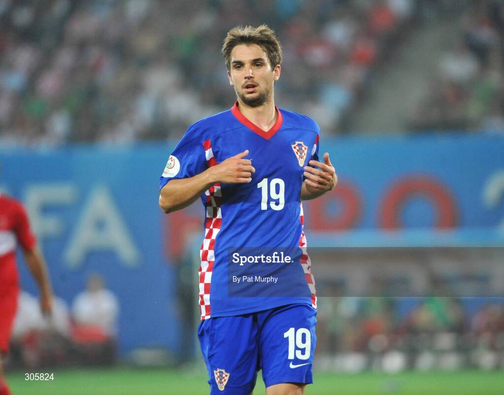 20 June 2008; Niko Kranjcar, Croatia. UEFA EURO 2008TM, Quarter-Final, Croatia v Turkey, Ernst Happel Stadion, Vienna, Austria. Picture credit; Pat Murphy / SPORTSFILE