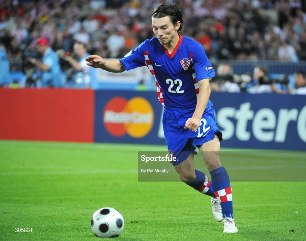 20 June 2008; Danijel Pranjic, Croatia. UEFA EURO 2008TM, Quarter-Final, Croatia v Turkey, Ernst Happel Stadion, Vienna, Austria. Picture credit; Pat Murphy / SPORTSFILE