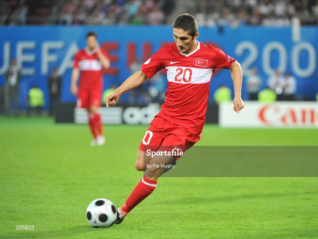 20 June 2008; Sabri Sarioglu, Turkey. UEFA EURO 2008TM, Quarter-Final, Croatia v Turkey, Ernst Happel Stadion, Vienna, Austria. Picture credit; Pat Murphy / SPORTSFILE