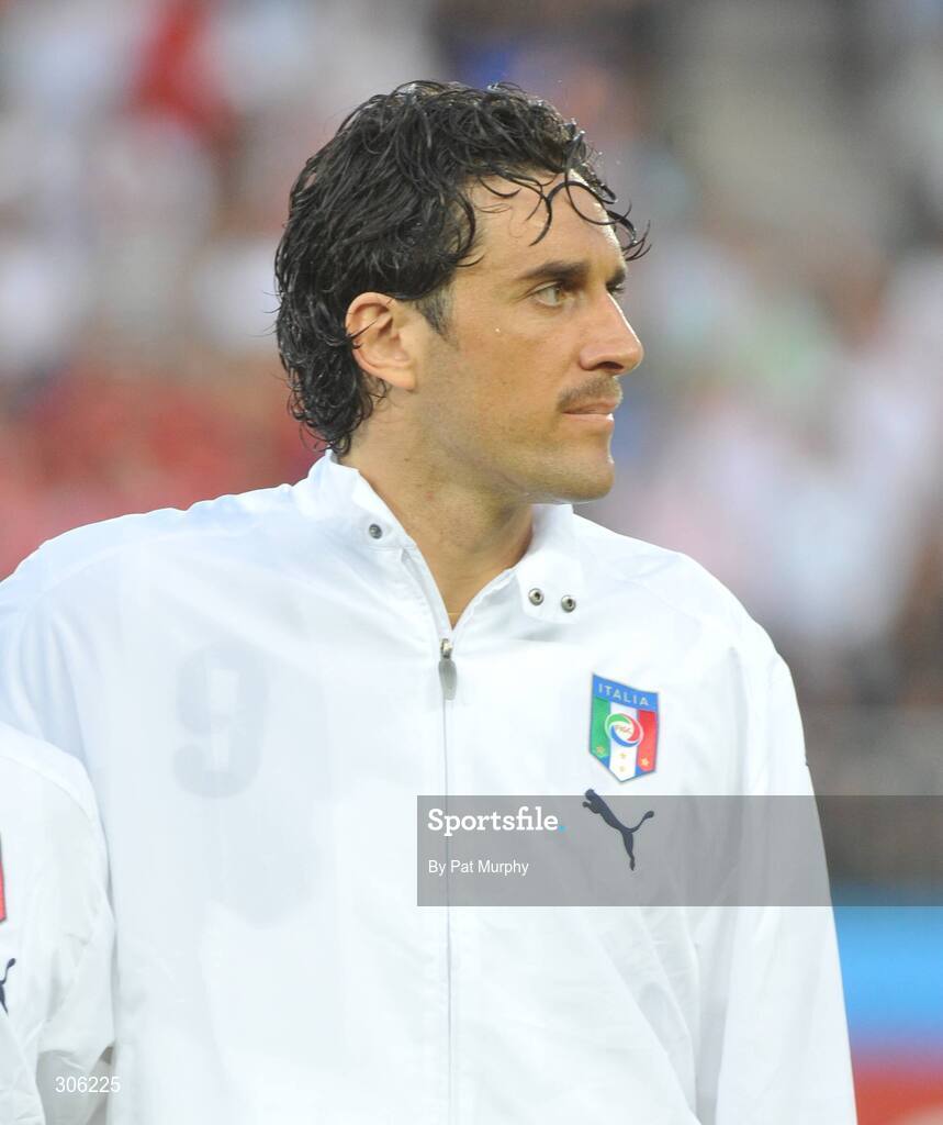 22 June 2008; Luca Toni, Italy. UEFA EURO 2008TM, Quarter-Final, Spain v Italy, Ernst Happel Stadion, Vienna, Austria. Picture credit; Pat Murphy / SPORTSFILE