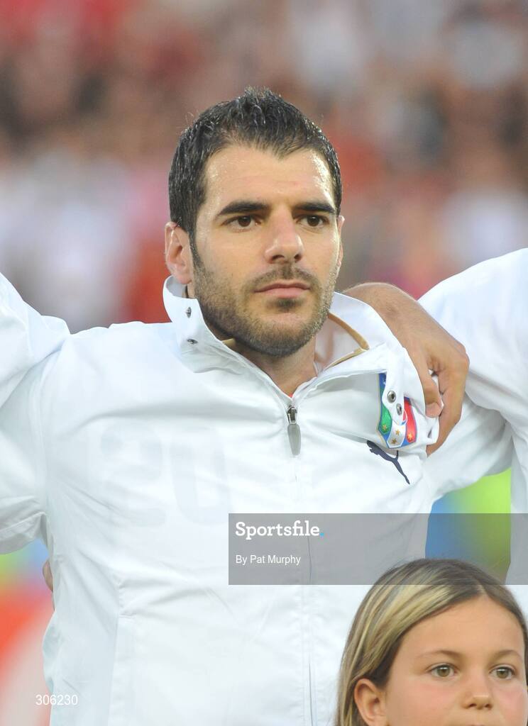 22 June 2008; Simone Perrotta, Italy. UEFA EURO 2008TM, Quarter-Final, Spain v Italy, Ernst Happel Stadion, Vienna, Austria. Picture credit; Pat Murphy / SPORTSFILE