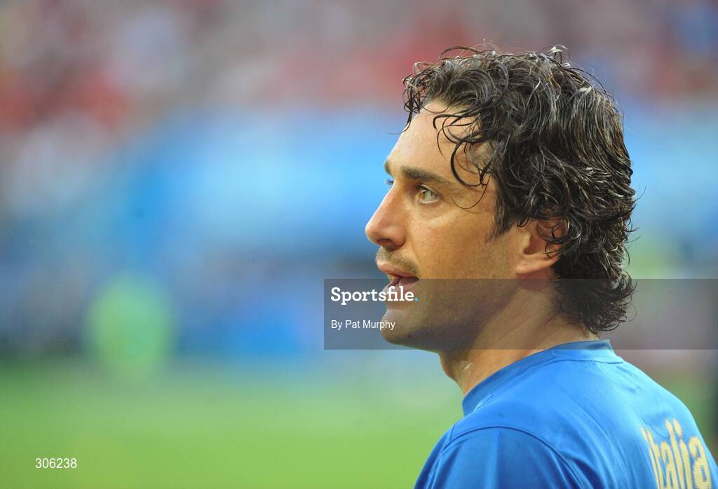22 June 2008; Luca Toni, Italy. UEFA EURO 2008TM, Quarter-Final, Spain v Italy, Ernst Happel Stadion, Vienna, Austria. Picture credit; Pat Murphy / SPORTSFILE