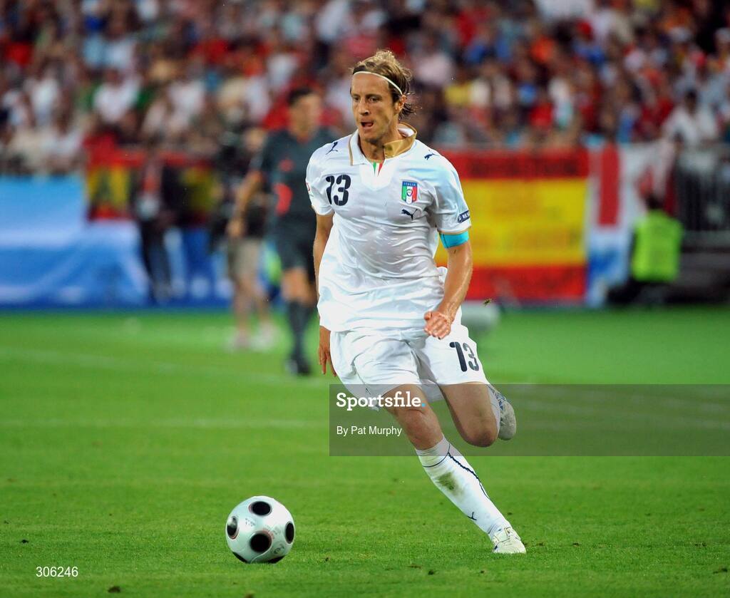 22 June 2008; Massimo Ambrosini, Italy. UEFA EURO 2008TM, Quarter-Final, Spain v Italy, Ernst Happel Stadion, Vienna, Austria. Picture credit; Pat Murphy / SPORTSFILE