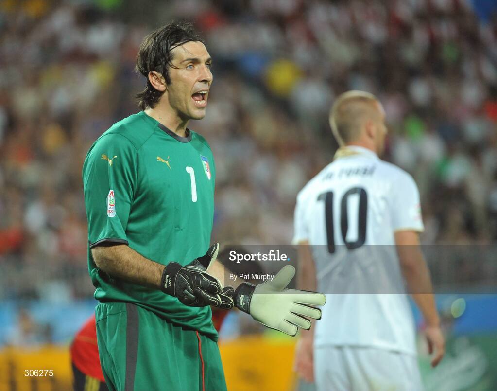 22 June 2008; Gianluigi Buffon, Italy. UEFA EURO 2008TM, Quarter-Final, Spain v Italy, Ernst Happel Stadion, Vienna, Austria. Picture credit; Pat Murphy / SPORTSFILE