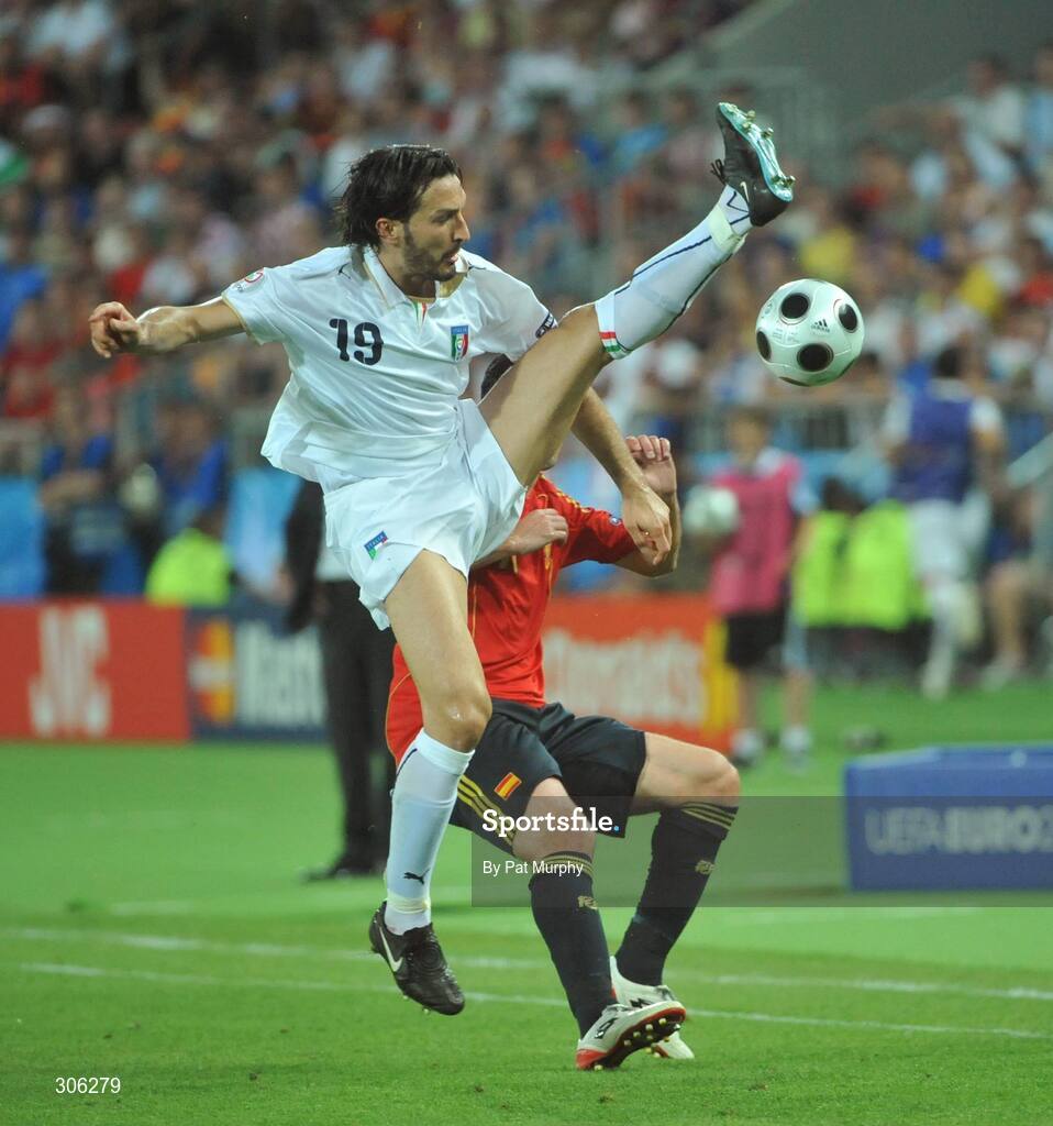 22 June 2008; Gianluca Zambrotta, Italy. UEFA EURO 2008TM, Quarter-Final, Spain v Italy, Ernst Happel Stadion, Vienna, Austria. Picture credit; Pat Murphy / SPORTSFILE