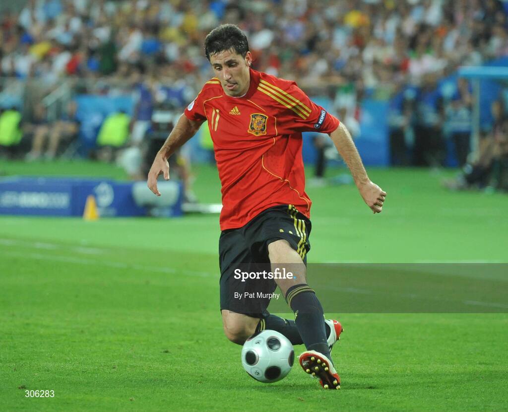 22 June 2008; Joan Capdevila, Spain. UEFA EURO 2008TM, Quarter-Final, Spain v Italy, Ernst Happel Stadion, Vienna, Austria. Picture credit; Pat Murphy / SPORTSFILE