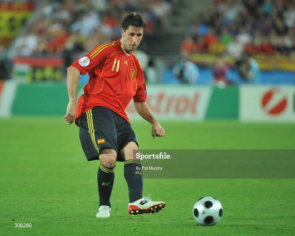 22 June 2008; Joan Capdevila, Spain. UEFA EURO 2008TM, Quarter-Final, Spain v Italy, Ernst Happel Stadion, Vienna, Austria. Picture credit; Pat Murphy / SPORTSFILE