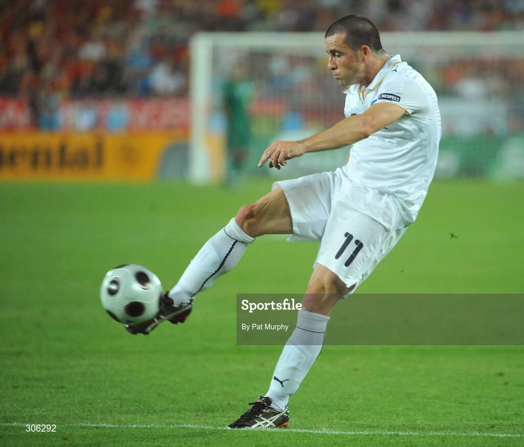 22 June 2008; Antonio Di Natale, Italy. UEFA EURO 2008TM, Quarter-Final, Spain v Italy, Ernst Happel Stadion, Vienna, Austria. Picture credit; Pat Murphy / SPORTSFILE