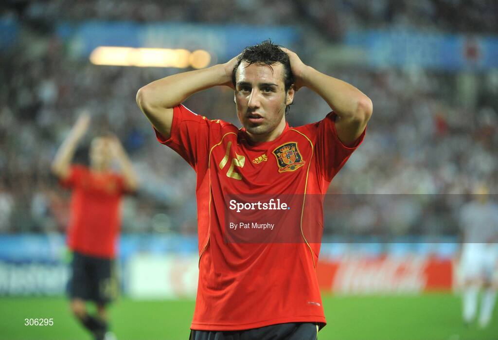 22 June 2008; Santi Cazorla, Spain. UEFA EURO 2008TM, Quarter-Final, Spain v Italy, Ernst Happel Stadion, Vienna, Austria. Picture credit; Pat Murphy / SPORTSFILE