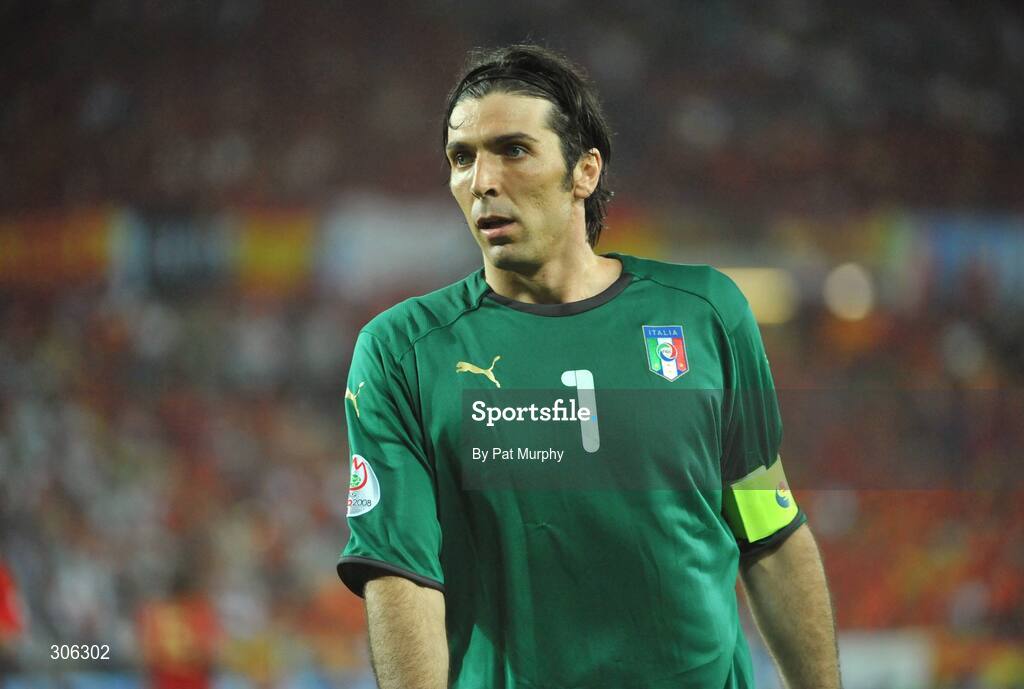 22 June 2008; Gianluigi Buffon, Italy. UEFA EURO 2008TM, Quarter-Final, Spain v Italy, Ernst Happel Stadion, Vienna, Austria. Picture credit; Pat Murphy / SPORTSFILE