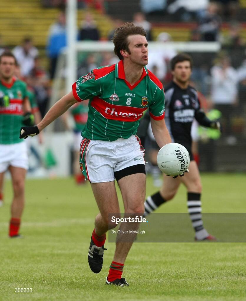 22 June 2008; Ronan McGarrity, Mayo. GAA Football Connacht Senior Championship Semi-Final, Mayo v Sligo, McHale Park, Castlebar, Co. Mayo. Picture credit: Oliver McVeigh / SPORTSFILE