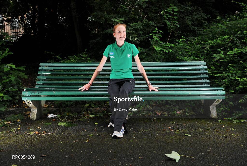 24 June 2008; Athlete Fionnuala Britton at the launch by Athletics Ireland and ESB of the ESB Athlete Support Scheme for 2008. ESB Head Office, Lower Fitzwilliam Street, Dublin. Picture credit: David Maher / SPORTSFILE