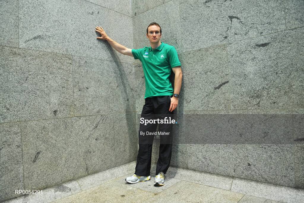24 June 2008; Athlete Paul Hession at the launch by Athletics Ireland and ESB of the ESB Athlete Support Scheme for 2008. ESB Head Office, Lower Fitzwilliam Street, Dublin. Picture credit: David Maher / SPORTSFILE