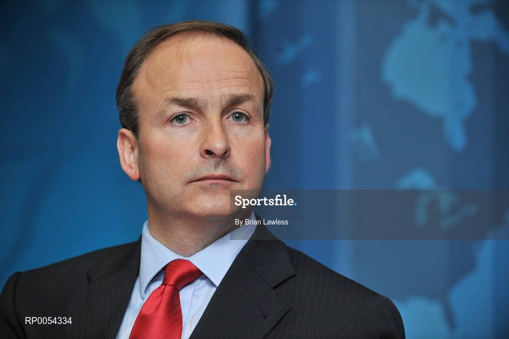 24 June 2008; The GAA and the Department of Foreign Affairs launched their joint community outreach initiative on Emigrant Heritage and Sport at Croke Park. The project involves the joint funding of a number of full-time GAA Games Development Administrators in Britain and the US. At the launch is Minister for Foreign Affairs Micheal Martin. Croke Park, Dublin. Picture credit: Brian Lawless / SPORTSFILE